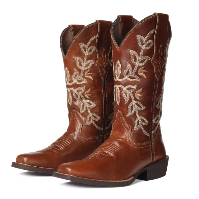 TuffRider Tess westernlaarzen dames cognac leer