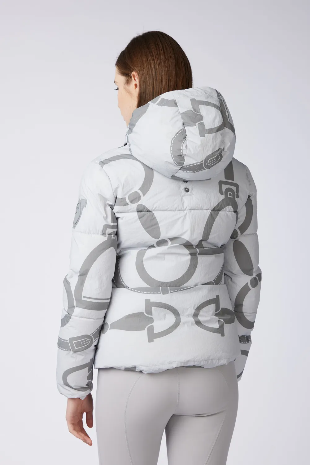 Vestrum Verbania jas dames medium grey met print