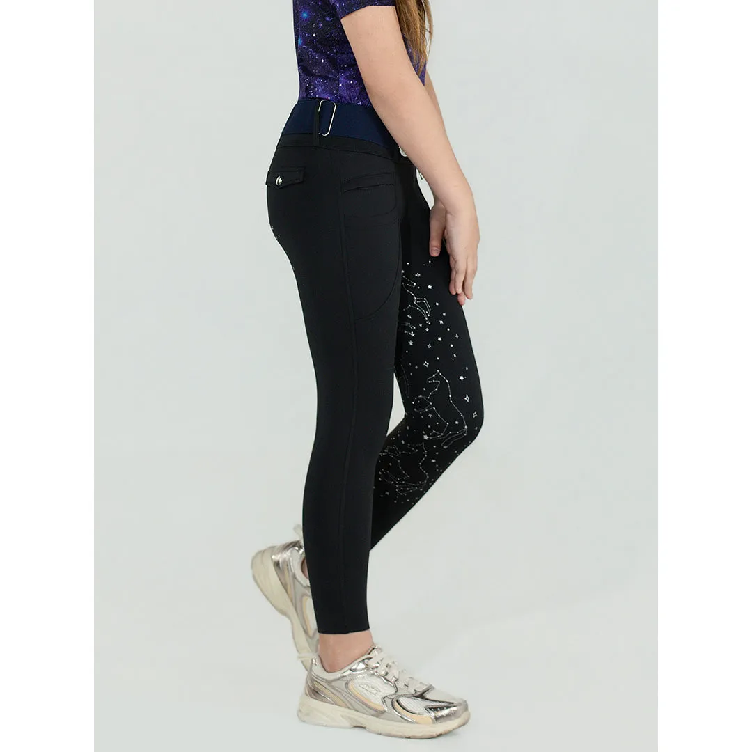 Dapplebay Constellation kinder rijtights zwart full seat
