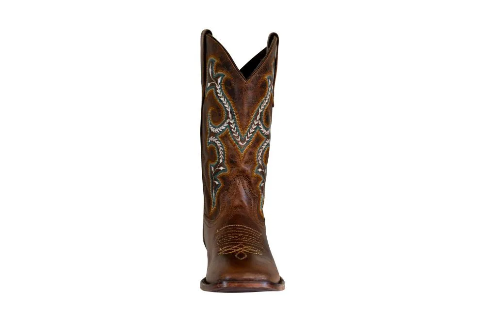 TuffRider Jenny dames westernlaarzen Bruin leer square