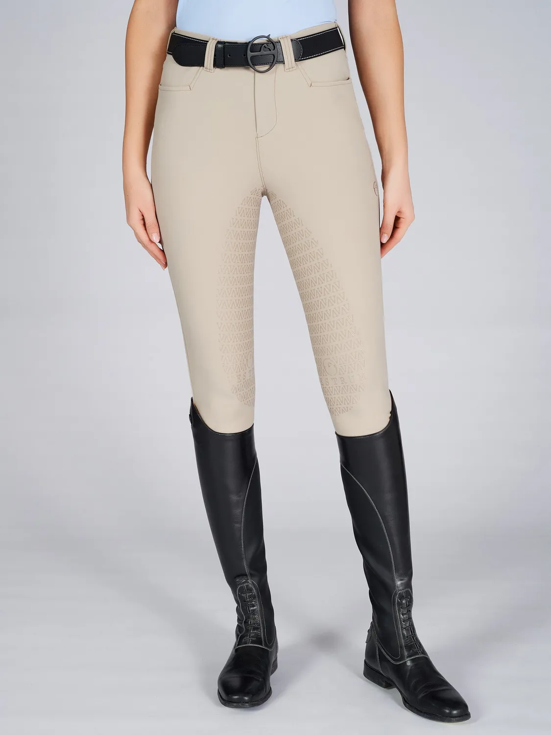 Vestrum Syracuse rijbroek dames full grip blauw stretch