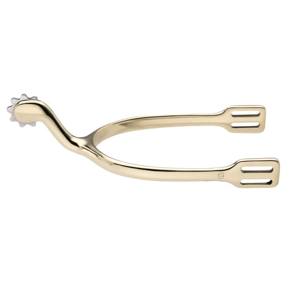 HS Sprenger zwanenhals sporen 45mm met zonnerad