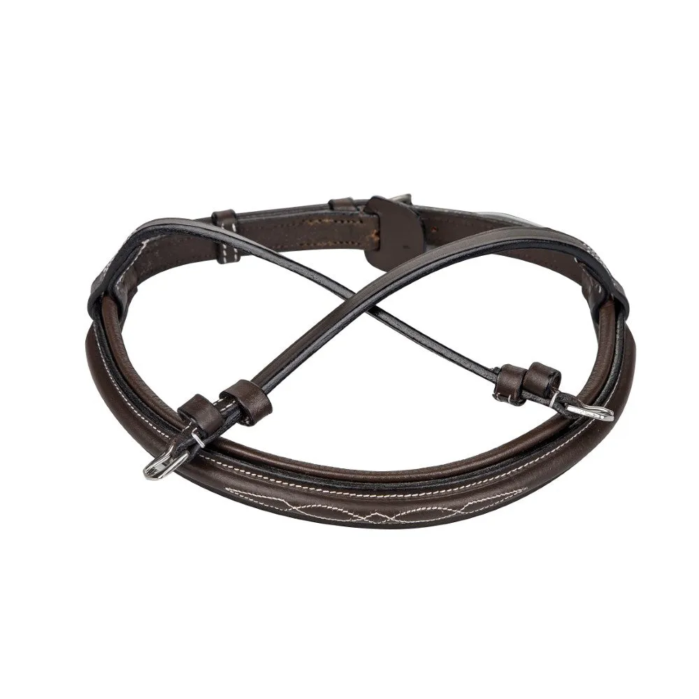 Henri de Rivel Pro Wide Padded neusriem leer fancy