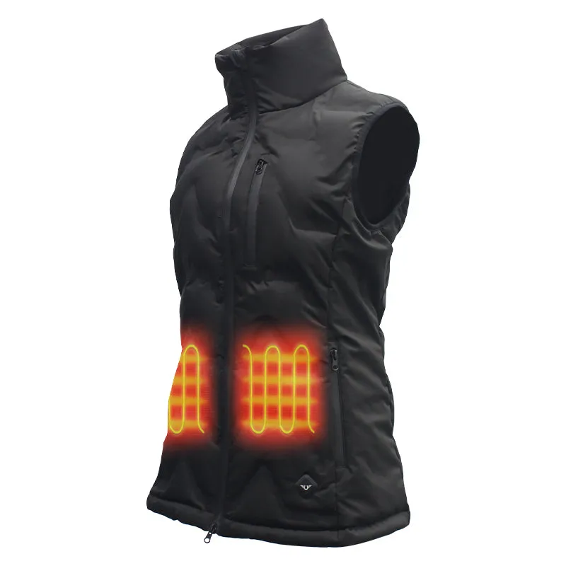 TuffRider Heated Riding Vest verwarmde bodywarmer zwart 5 zones