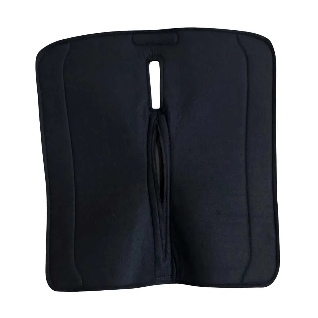 TuffRider Indigo Edge vilt zadelpad Zwart 32x32 3/4"