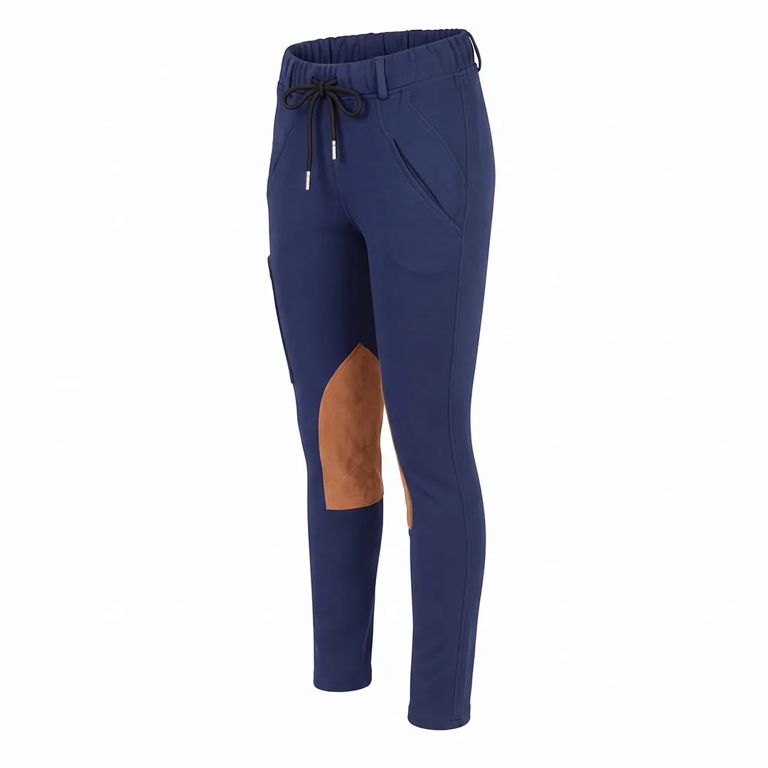 TuffRider Cotton Naturals Schoolers kinderrijbroek Navy