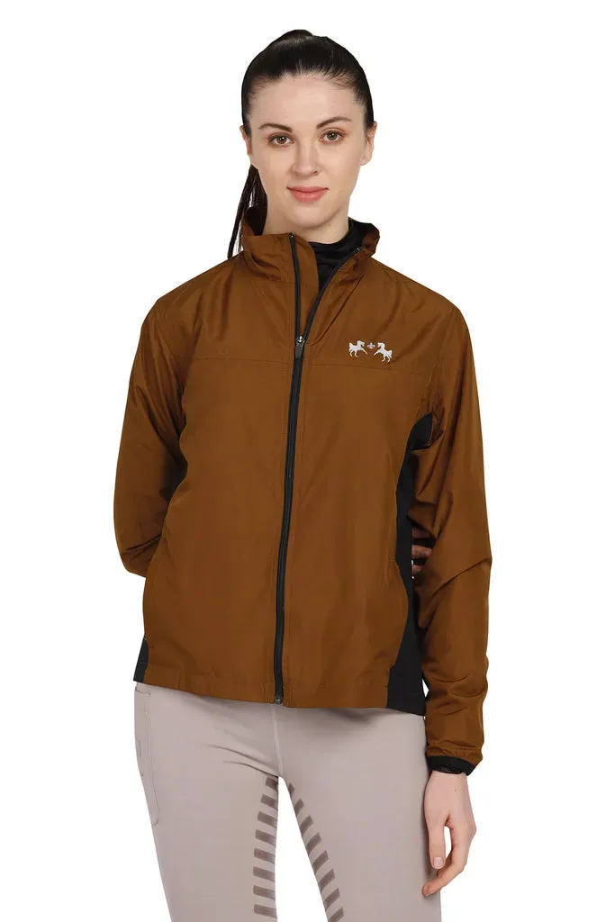 Equine Couture Aberdeen regenjas dames copper zwart S