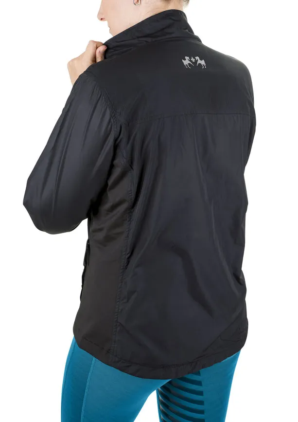Equine Couture Aberdeen regenjas dames copper zwart S