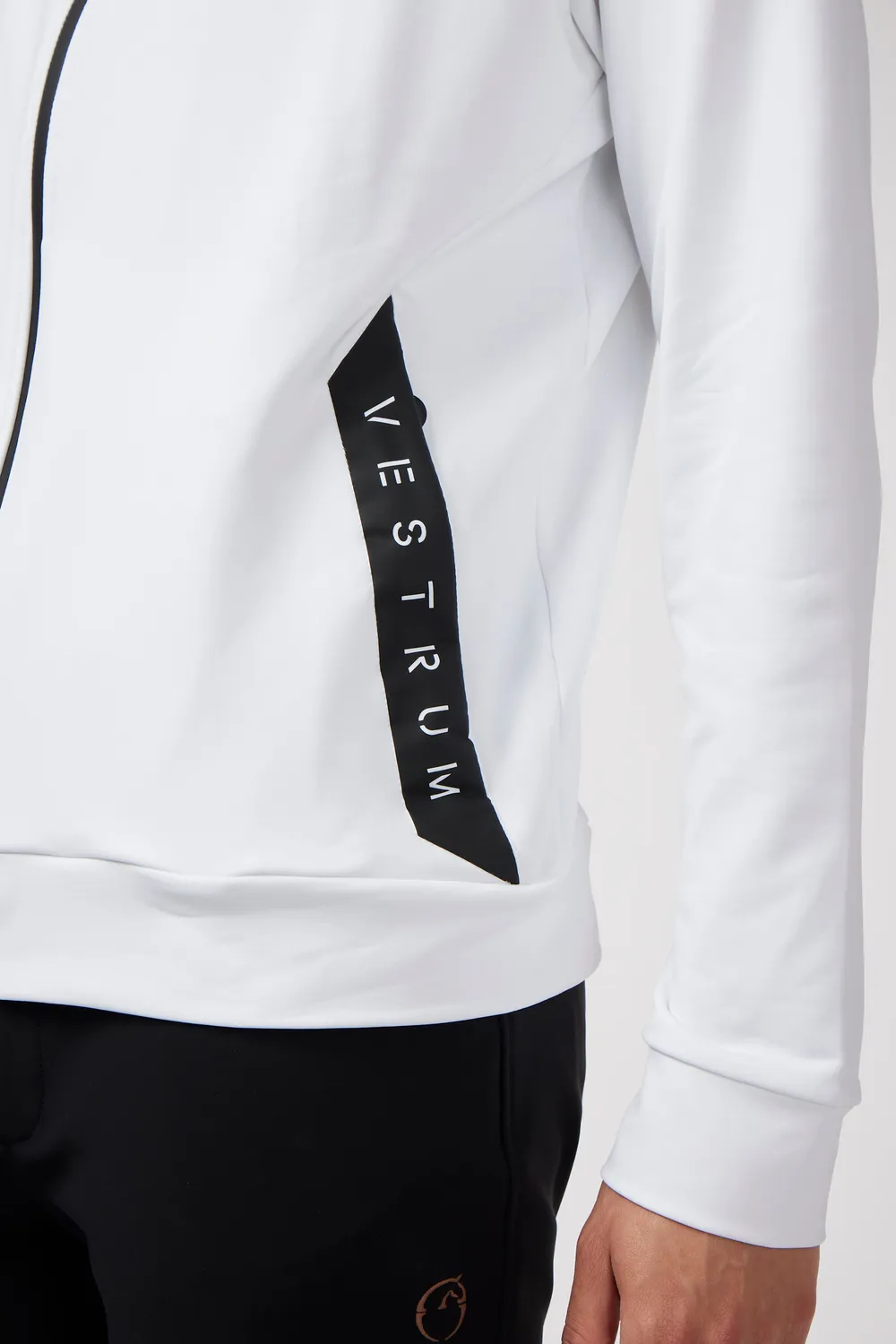 Vestrum Brindisi heren hoodie zwart bielastisch