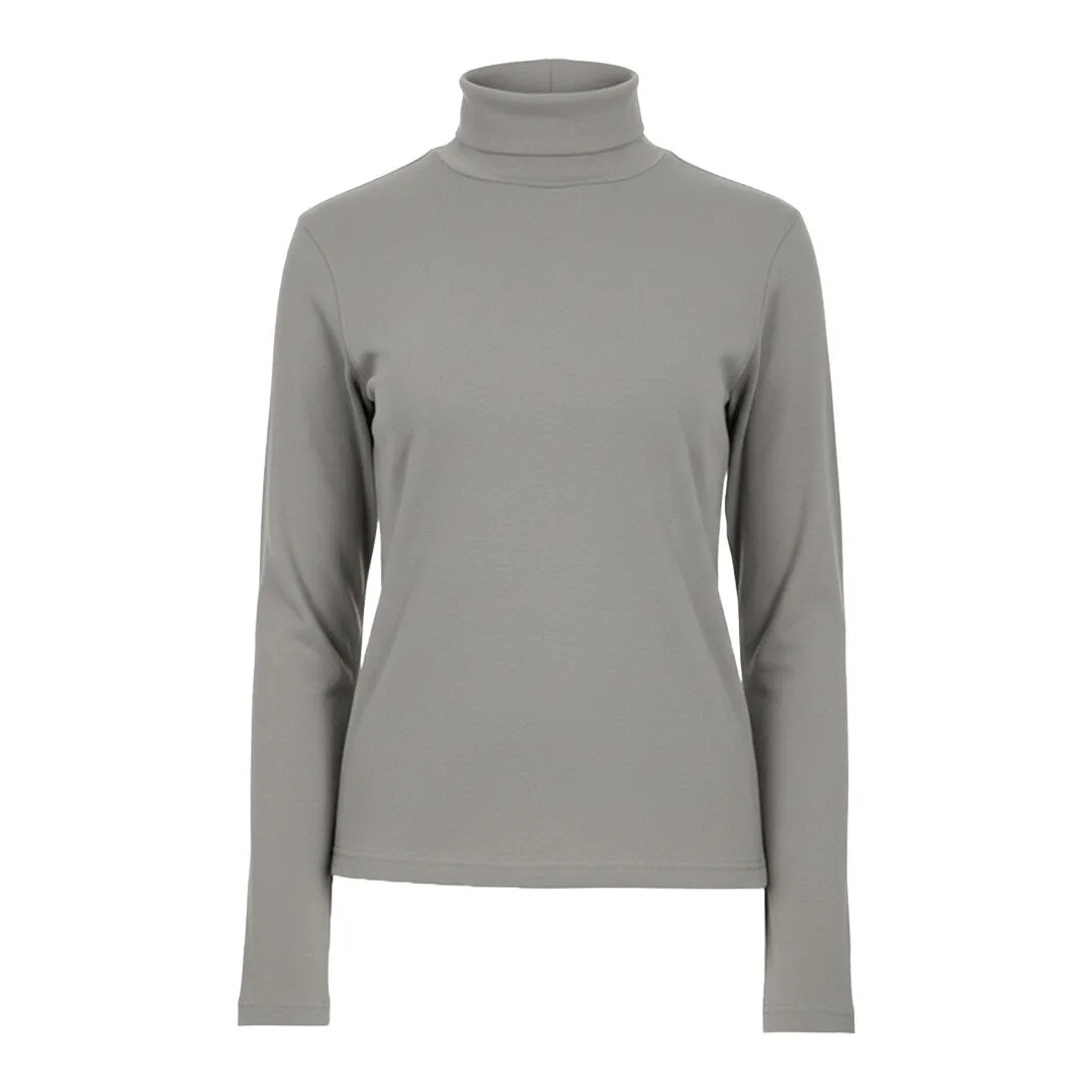 Equine Couture Thermal Turtleneck thermoshirt grijs stretch
