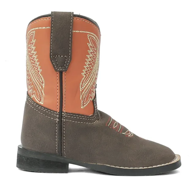 TuffRider Big Bend western laarzen mokka ronde neus
