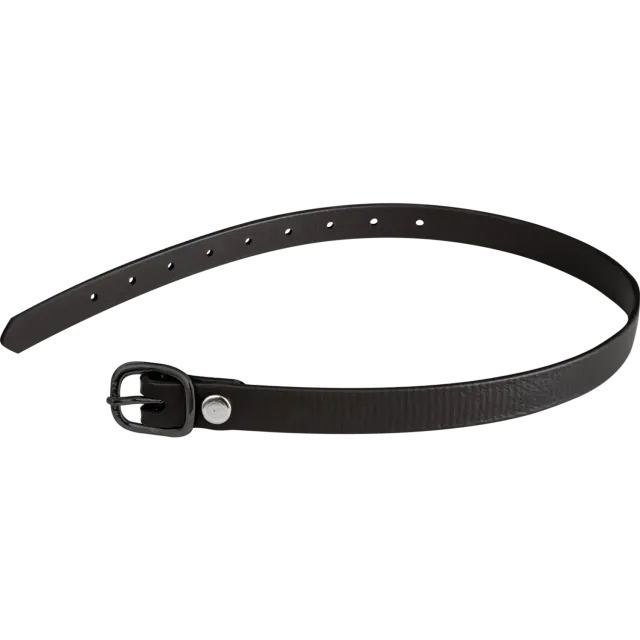 HS Sprenger Sporenriemen Biothane Zwart 45 cm