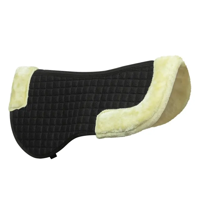 Lettia Coolmax Sherpa halve pad STD Black White quilt