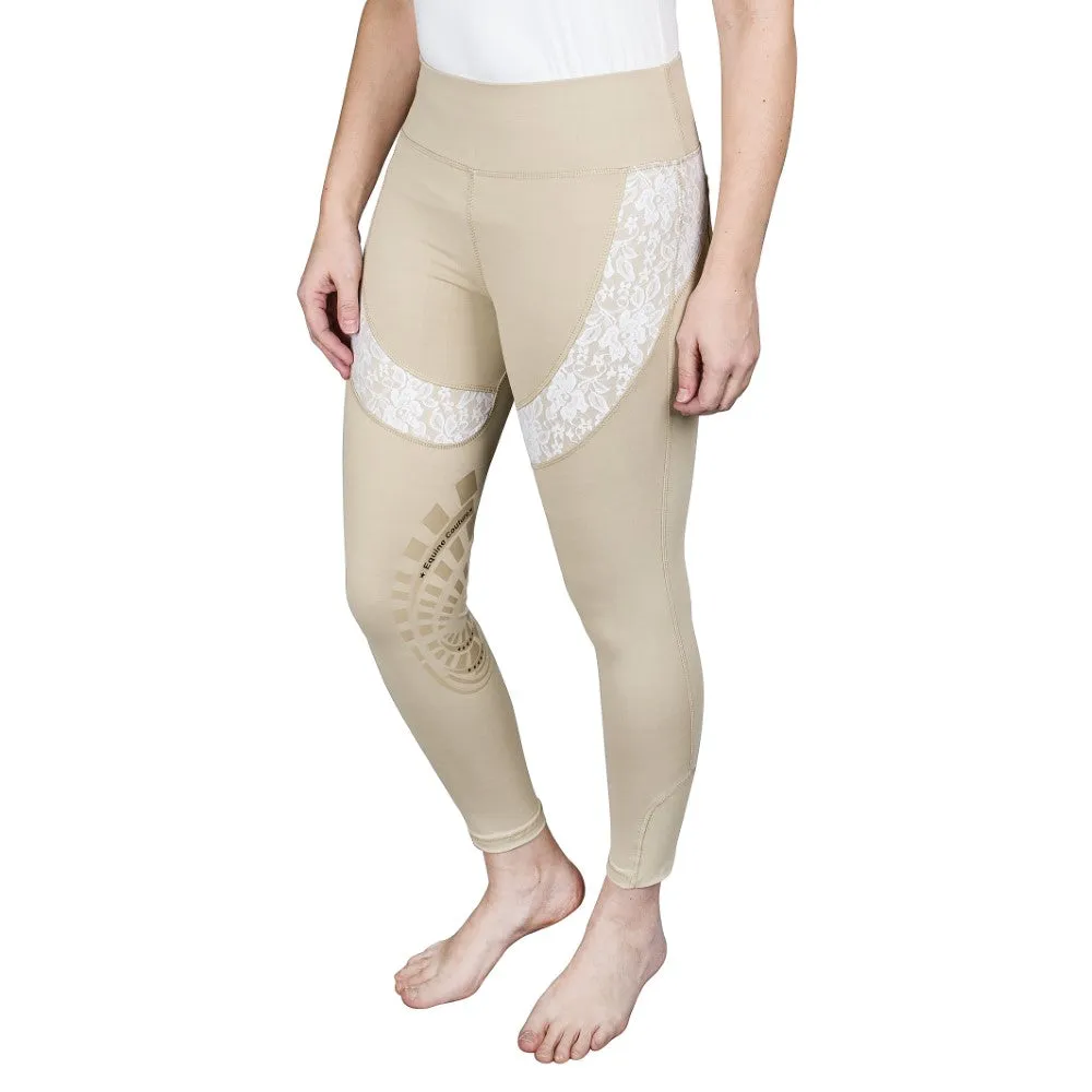 Equine Couture Spicy Girl Chili rijlegging zwart siliconen