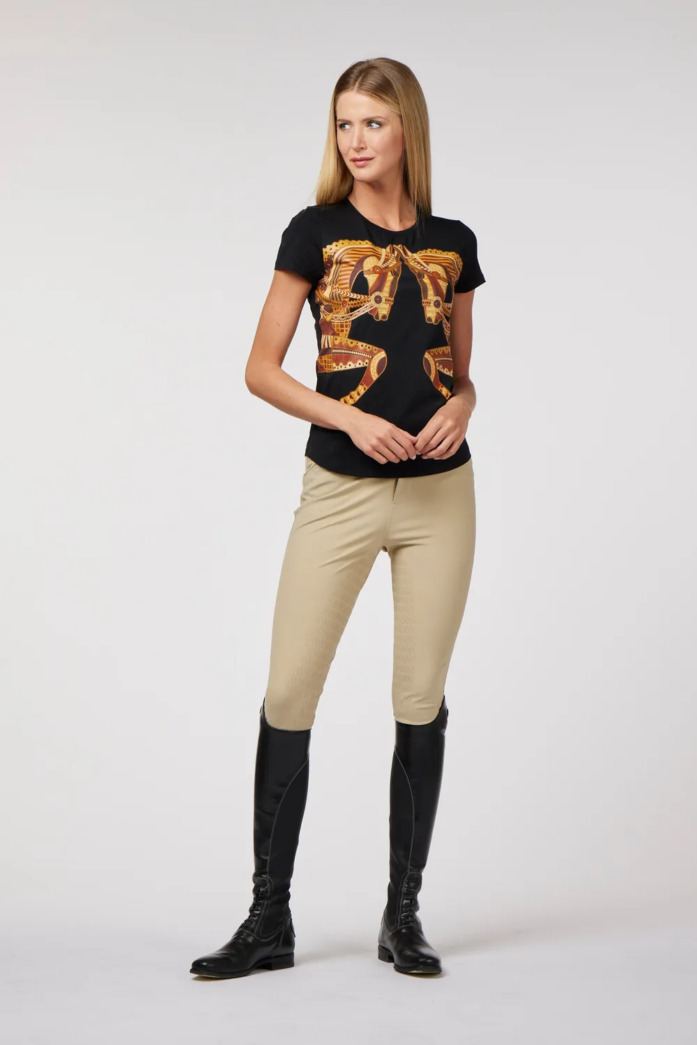 Vestrum Tropea dames t-shirt beige bi-elastisch