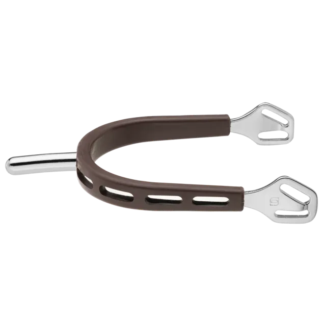 HS Sprenger Ultra Fit Brown Grip sporen bruin 35 mm