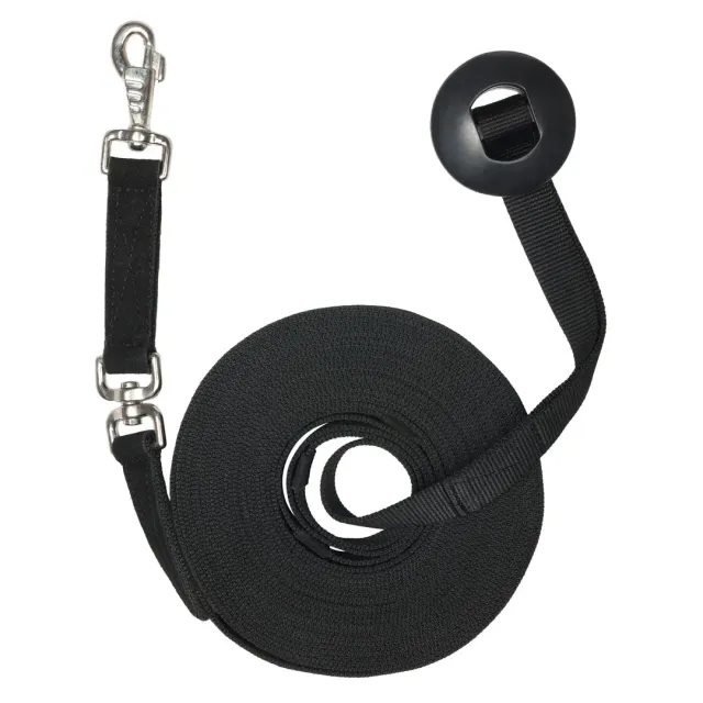 TuffRider Pro Control longeerlijn 35ft zwart