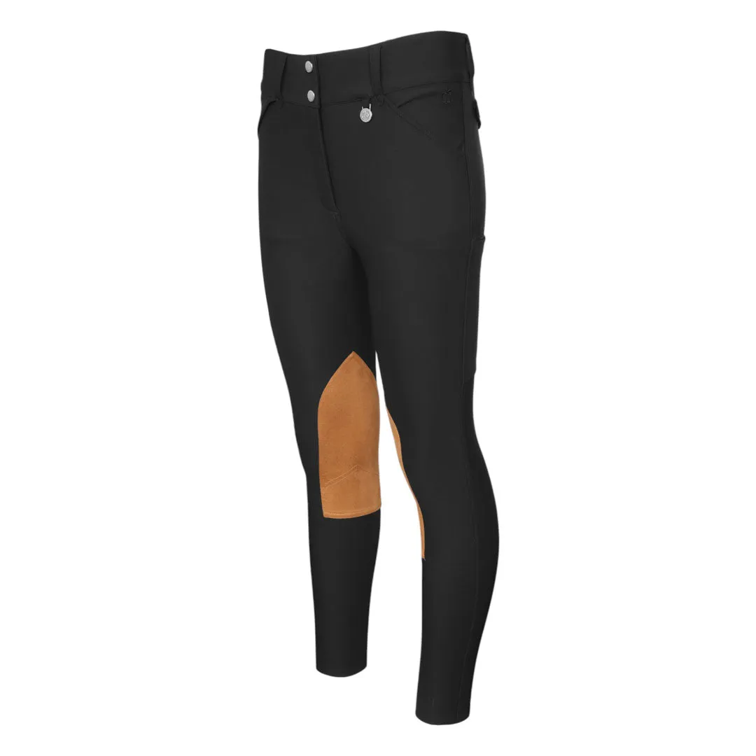 Dapplebay Sport Knee Patch rijbroek navy compressie