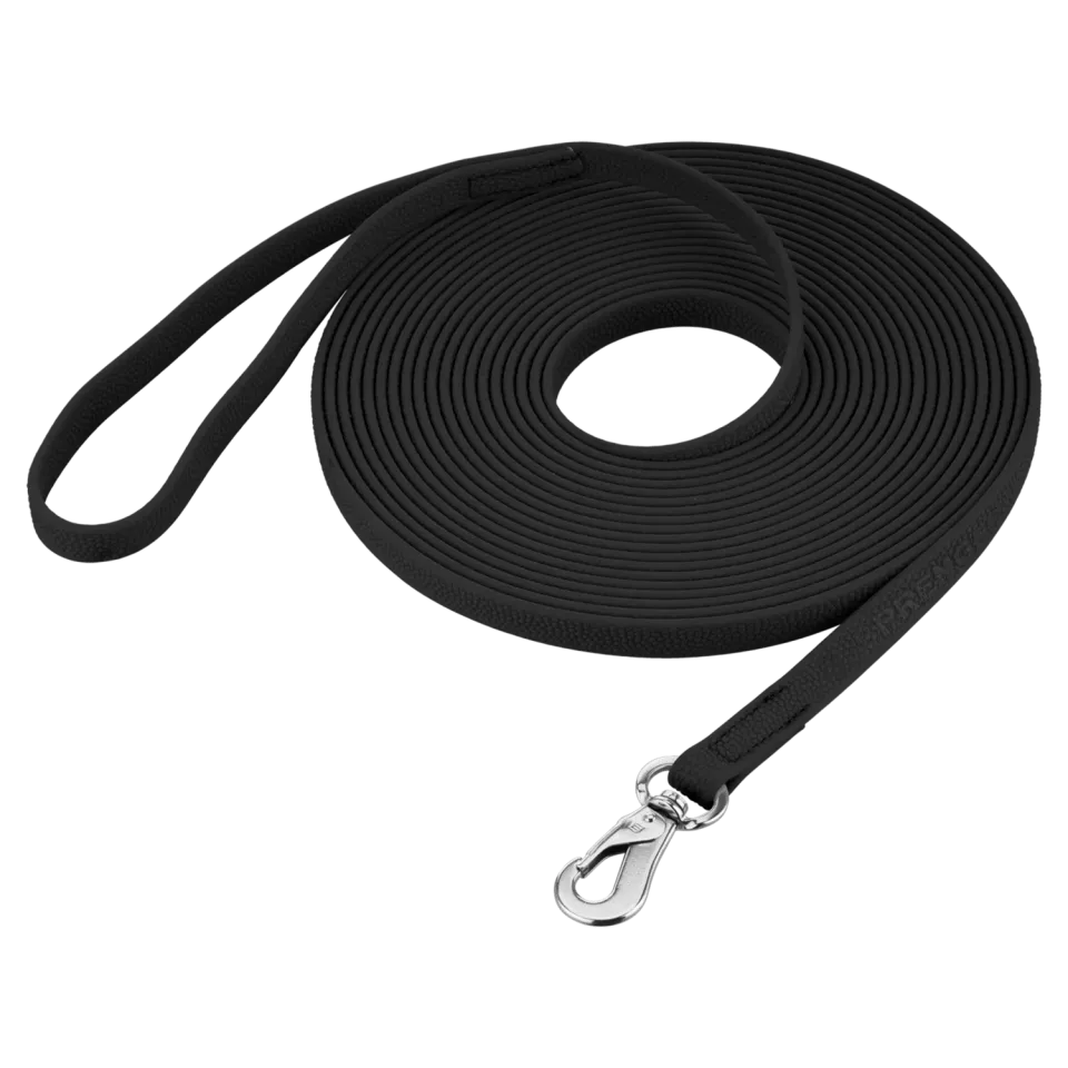 Herm Sprenger Footballgrip Longe 10 m zwart grip