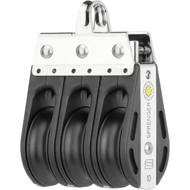 HS Sprenger S-Block 10 mm blok 3-schijfs met beugel