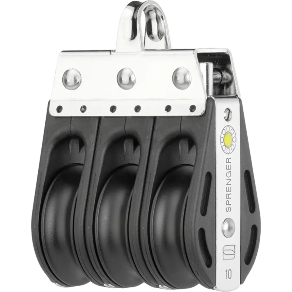 HS Sprenger S-Block 10 mm blok 3-schijfs met beugel