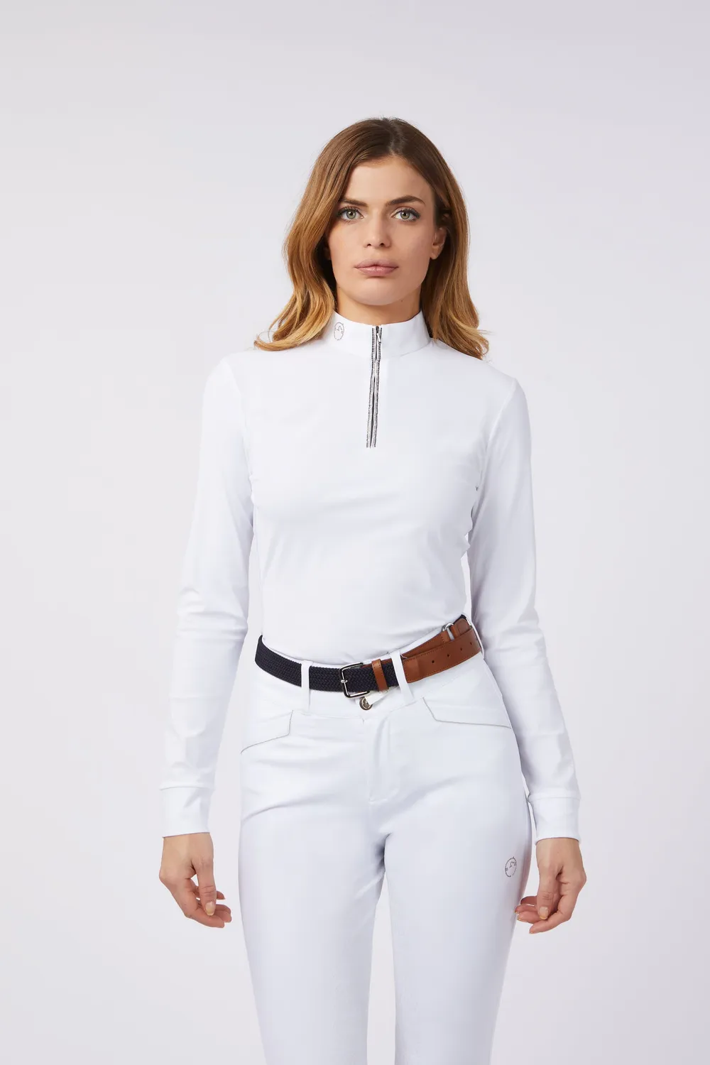 Vestrum Villanova wedstrijdshirt dames lange mouw popeline