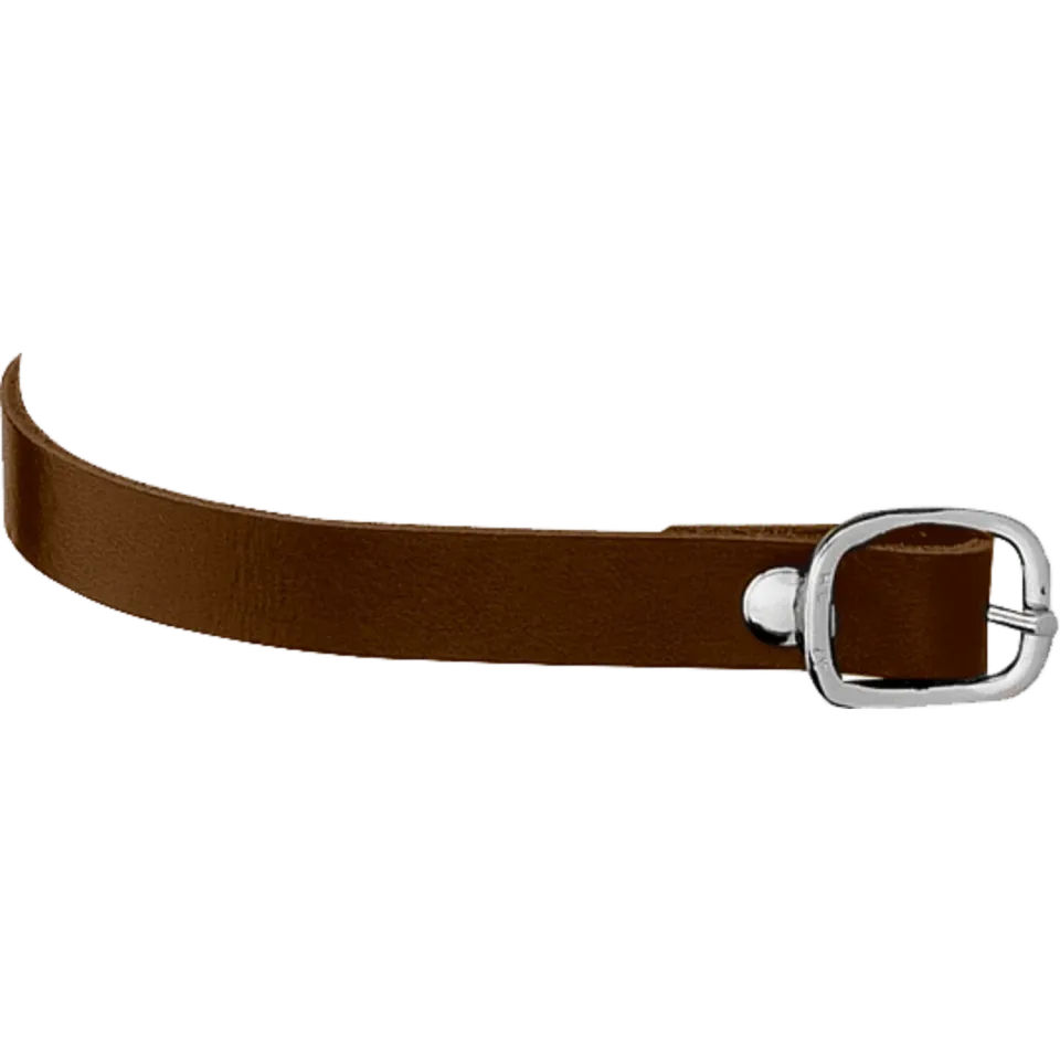 Herm Sprenger Sporenriemen 45 cm Leer Bruin Zilver