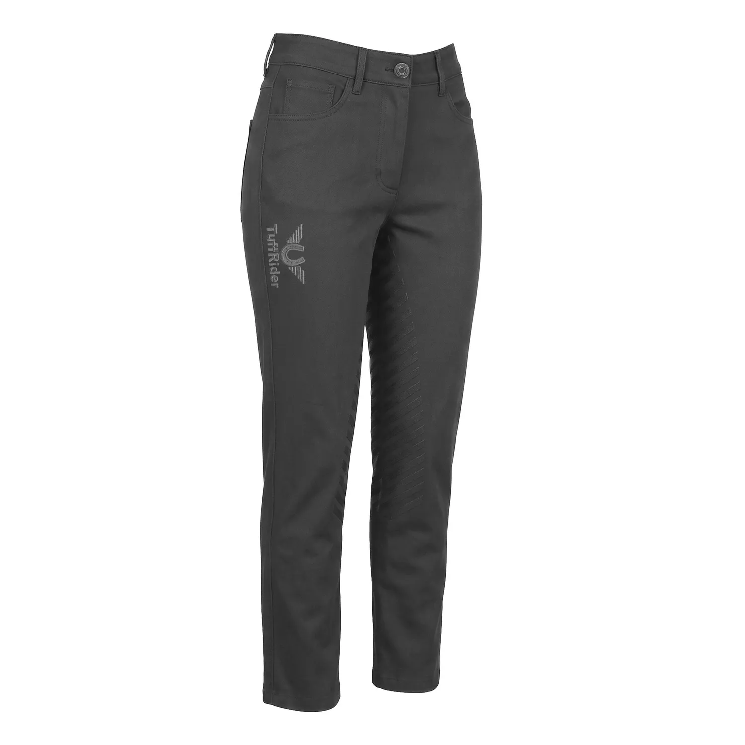 TuffRider Technical polobroek dames charcoal 32
