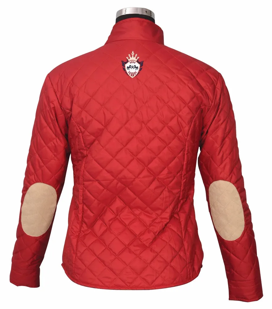 Equine Couture Denisson dames rijjas beige 3XL gewatteerd