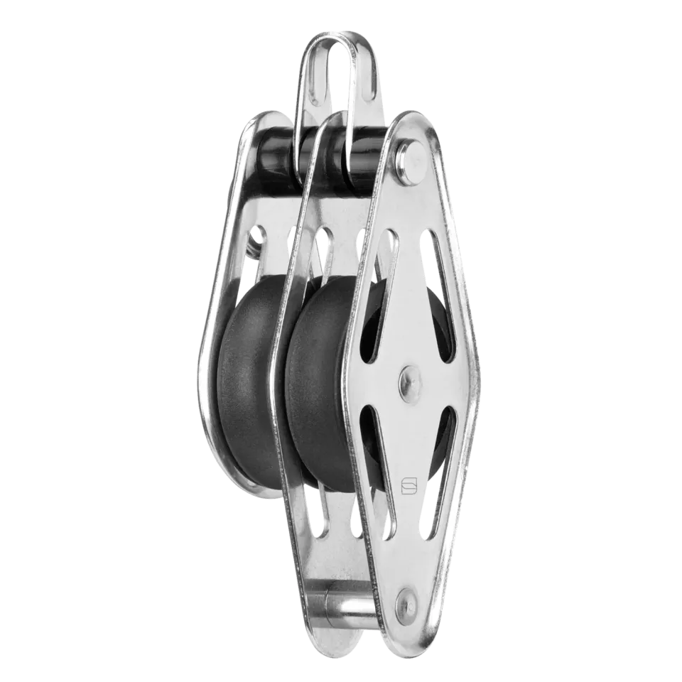 HS Sprenger Glijblok 10 mm 2-schijfs beugel hondsvot RVS