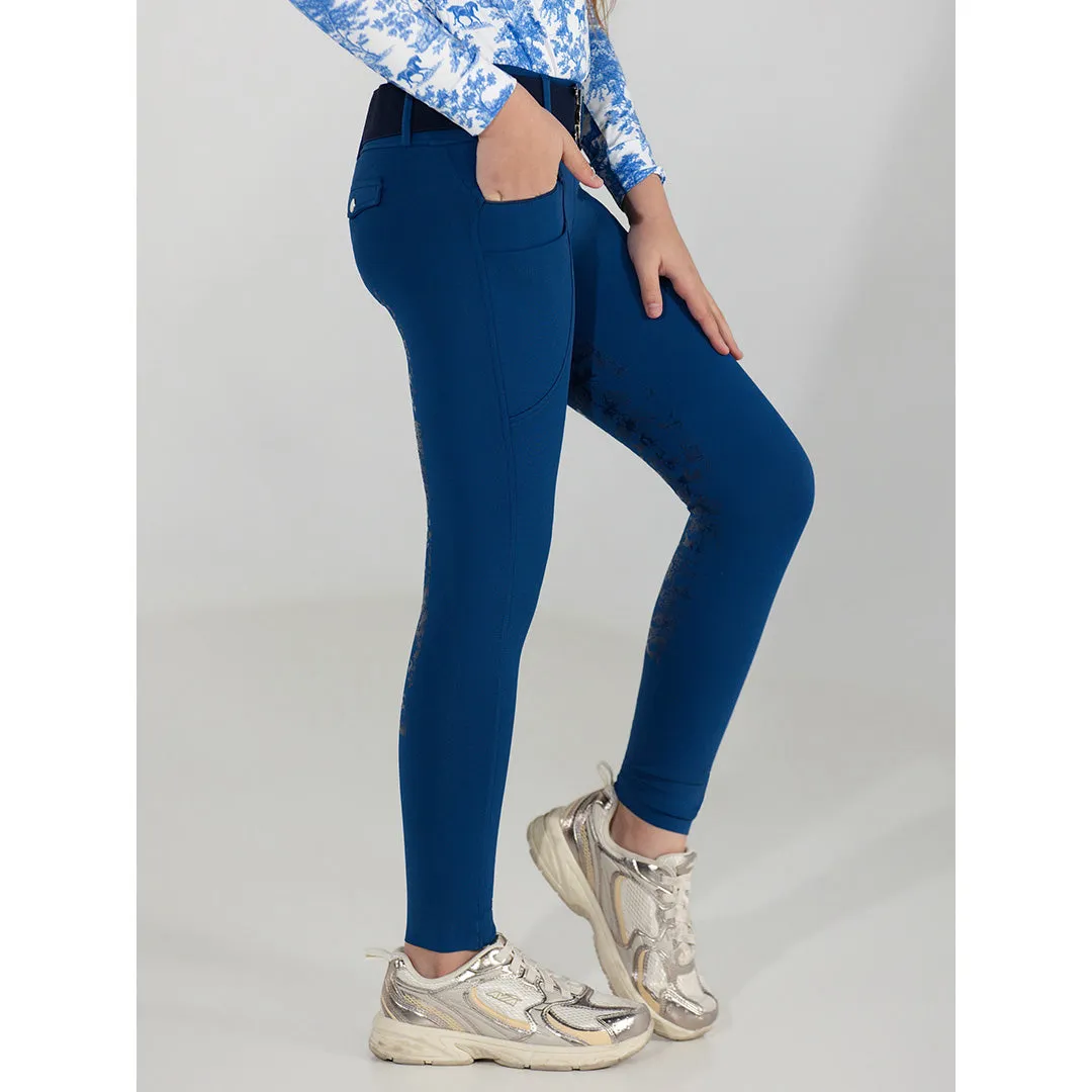 Dapplebay Kids Toile Essential rijlegging navy full seat