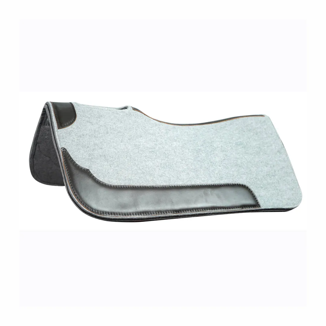 TuffRider western viltpad Grijs 32x32 24mm dik