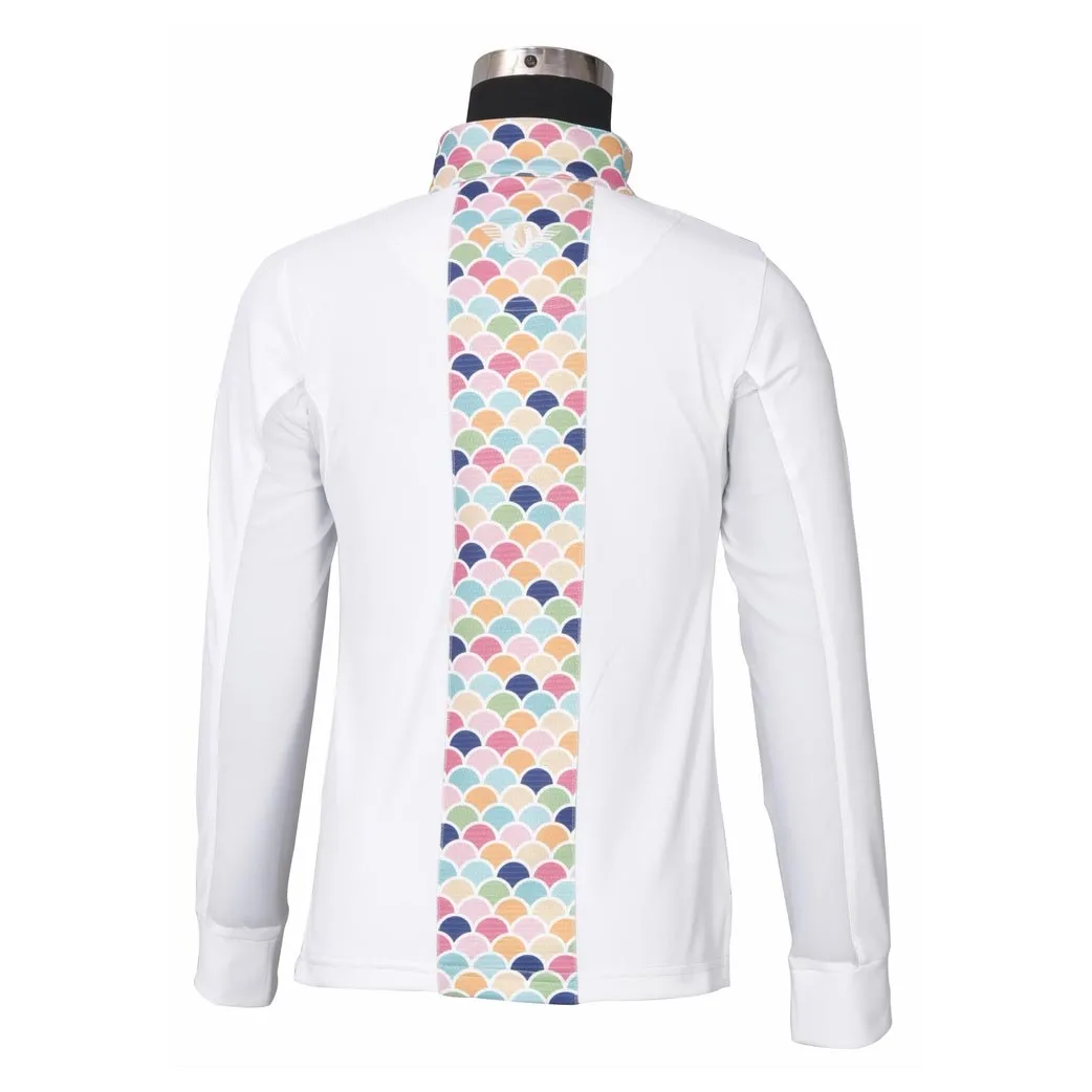 TuffRider Iris EquiCool rijshirt kids wit S