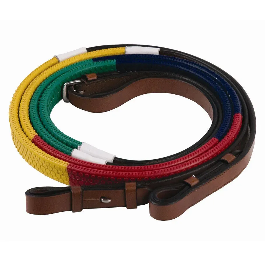 Henri de Rivel Advantage teugels rubber rainbow horse