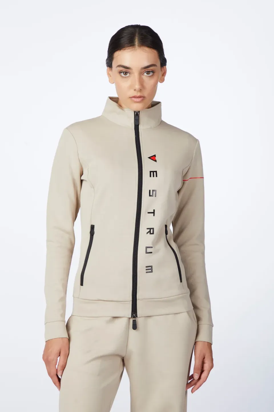 Vestrum Mirach dames sweatvest katoen met rits