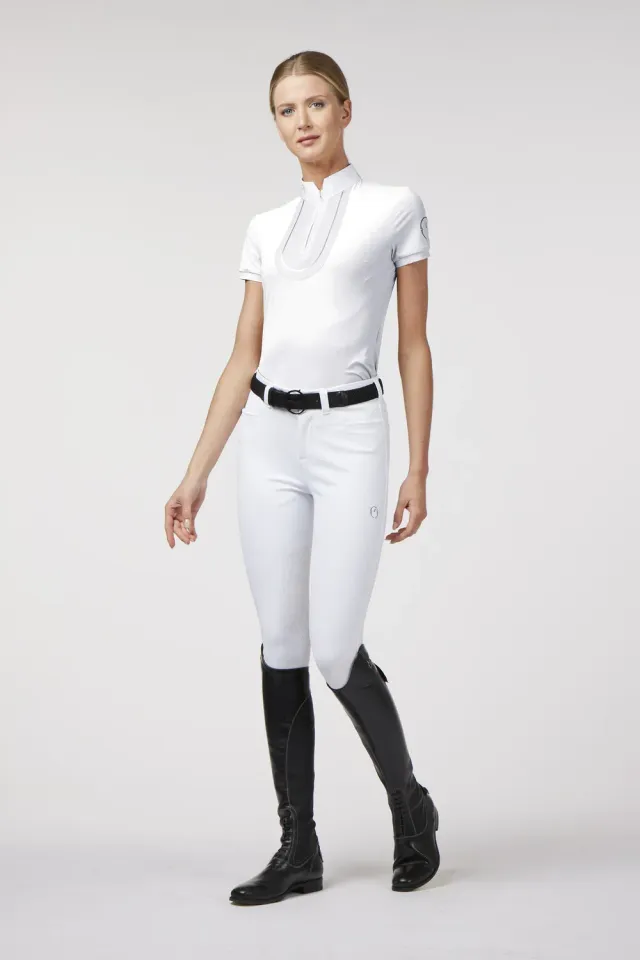 Vestrum Ancona wedstrijdshirt dames korte mouw wit