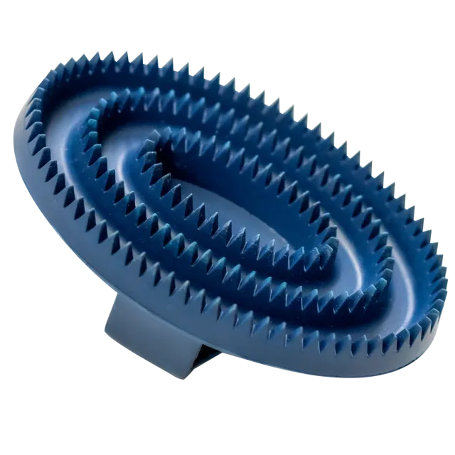HS Sprenger ovale rubber roskam blauw 125x80 mm zacht