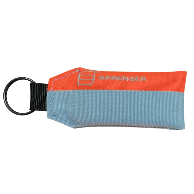 HS Sprenger Sleutelhanger drijvend blauw-oranje 10 cm