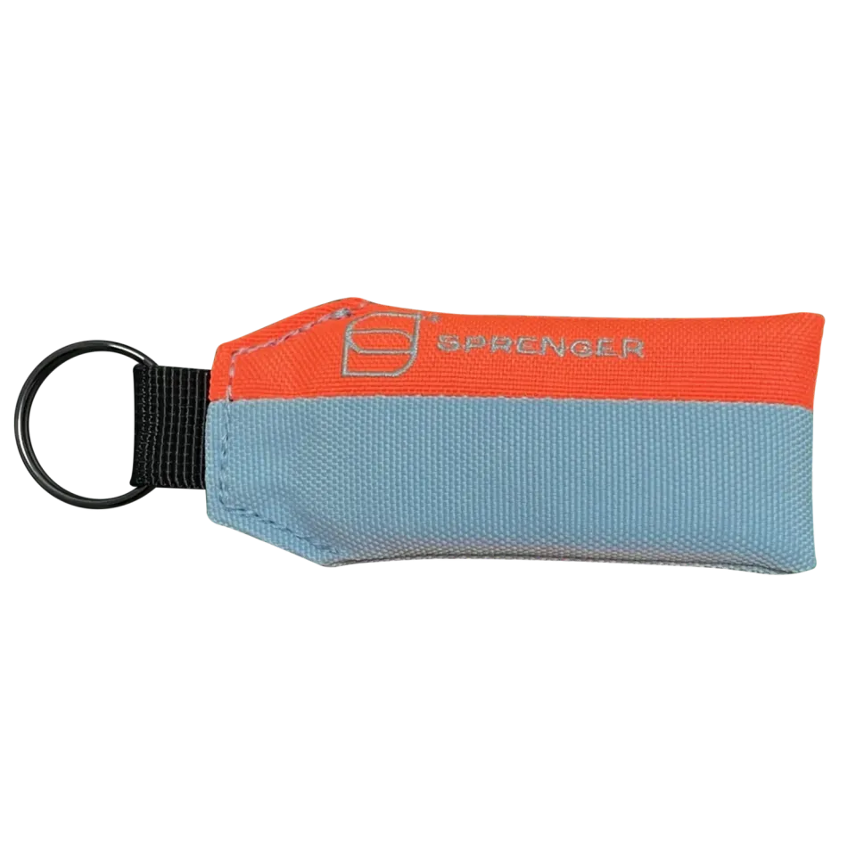 HS Sprenger Sleutelhanger drijvend blauw-oranje 10 cm