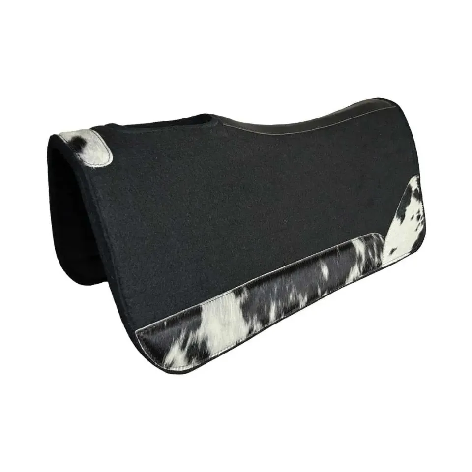 TuffRider Polaris vilten western zadelpad zwart 32x32