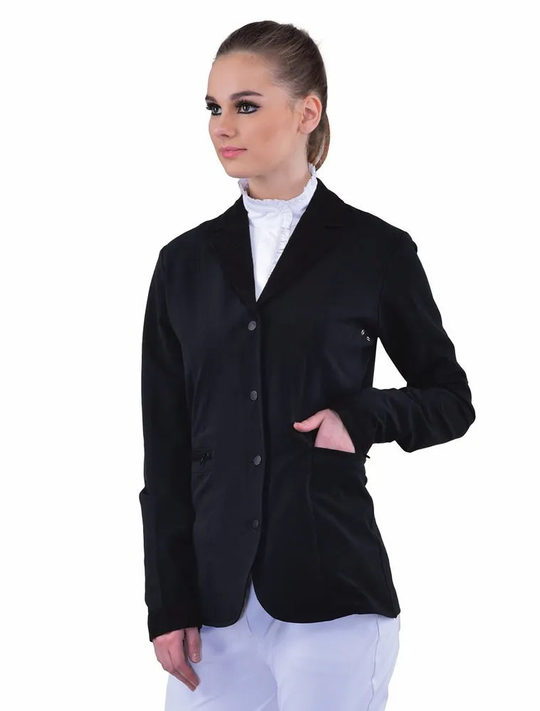 Equine Couture Oslo dames wedstrijdjasje charcoal stretch