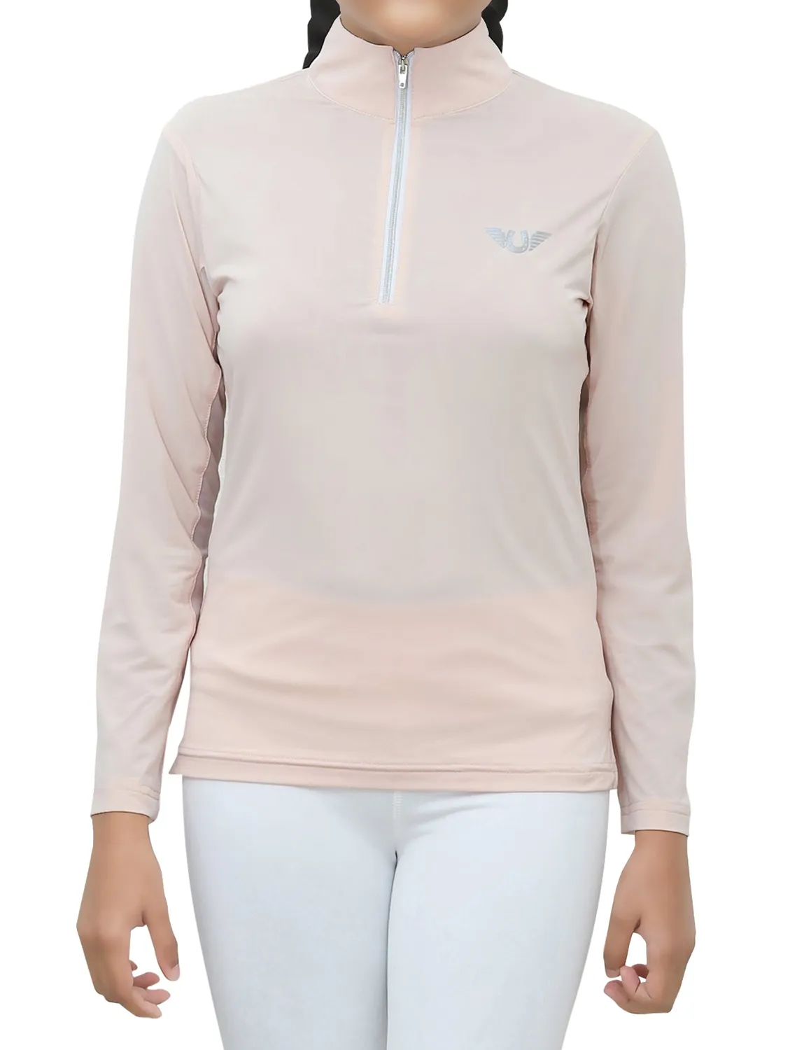 TuffRider Kirby Icefil zonneshirt zwart kids UPF50