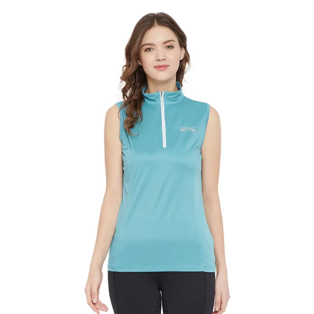 Equine Couture Surya EquiCool sportshirt mouwloos paars XXXL