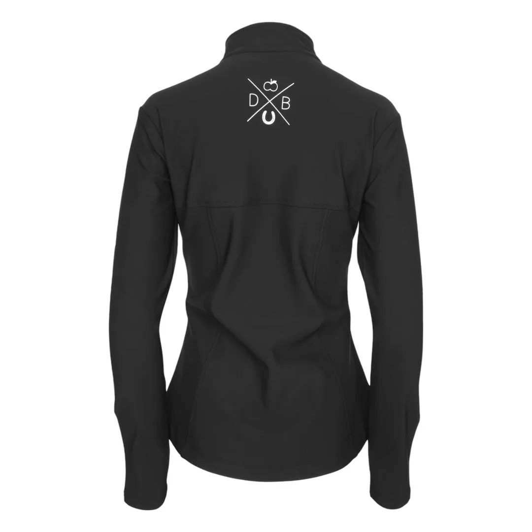 Dapplebay Sport Fit Jacket rijjas navy compressie duimgat