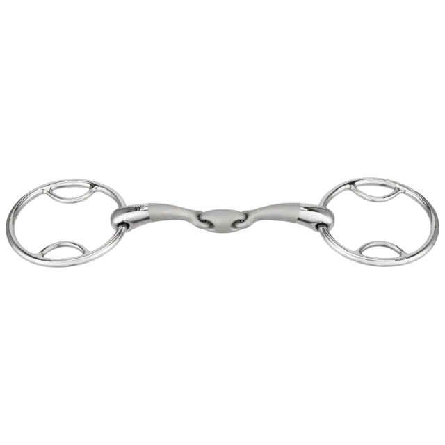 Herm Sprenger Satinox Multi Ring paardenbit 125mm dubbel gebroken