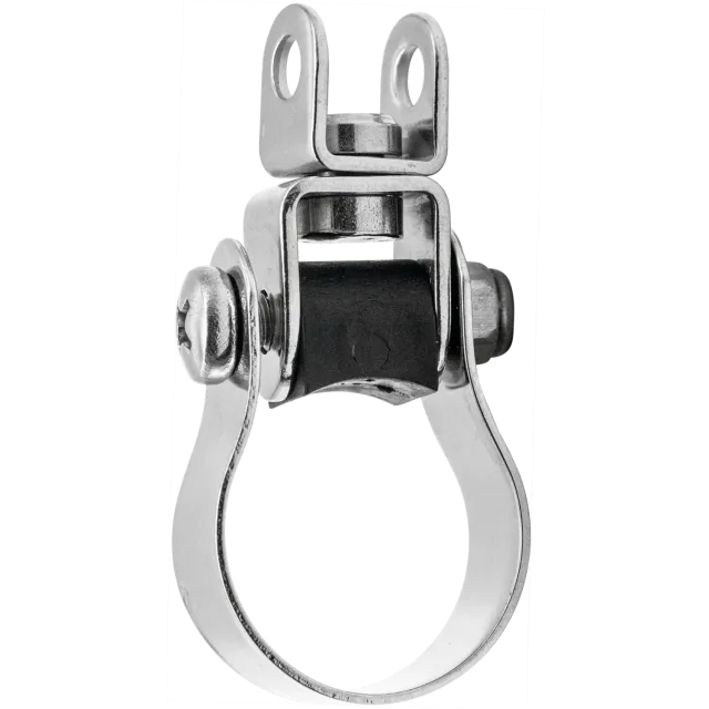 Herm Sprenger relingklem met wartel 25 mm rvs
