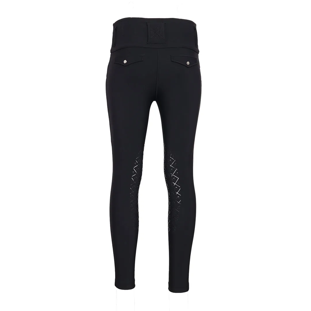 Dapplebay Winter Essential rijlegging zwart siliconen knie winddicht