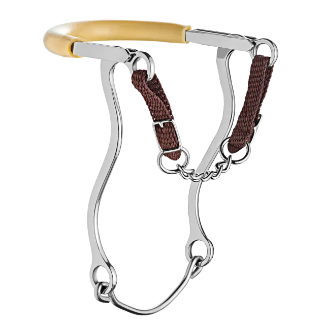 HS Sprenger Hackamore rvs met kinketting