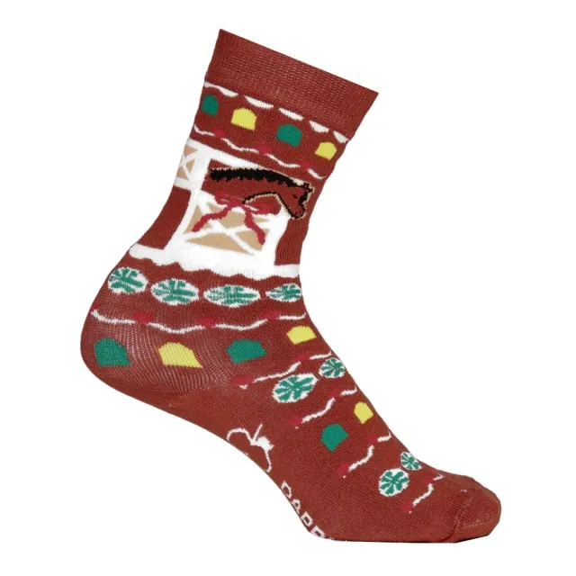 Dapplebay Gingerbread Horse kindersokken sugarplum