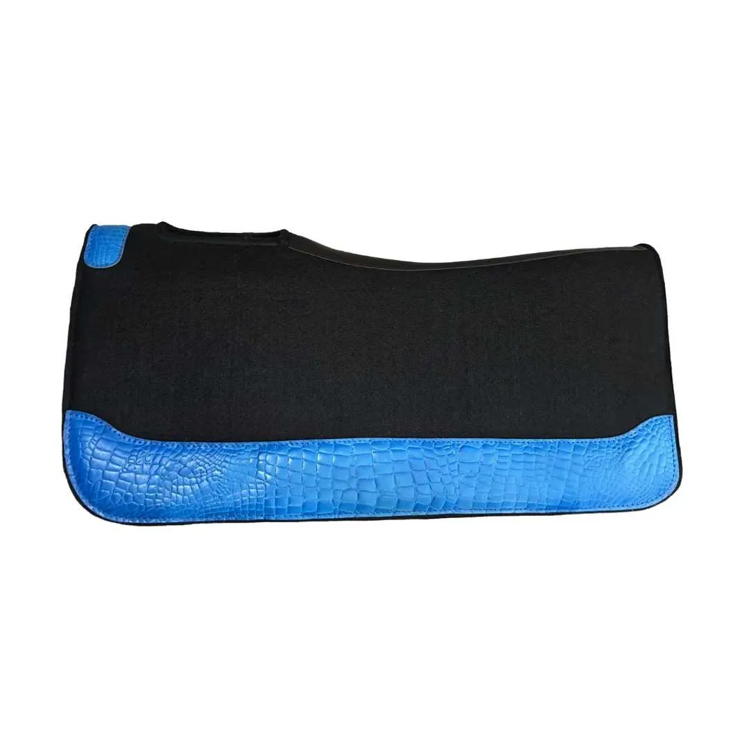 TuffRider Indigo Edge vilt zadelpad Zwart 32x32 3/4"